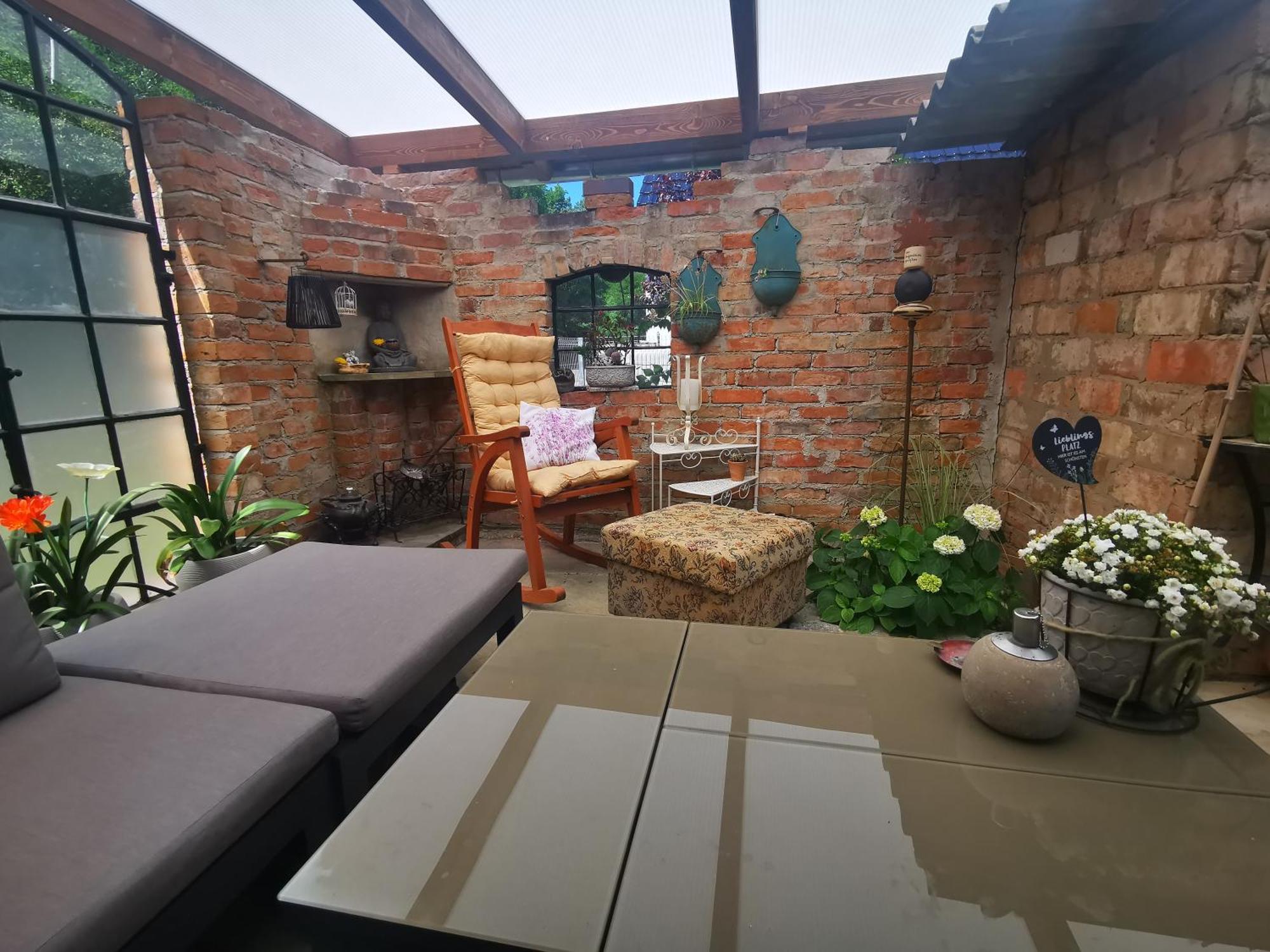Mit Mediterraner Terrasse Сasa de vacaciones Müllrose